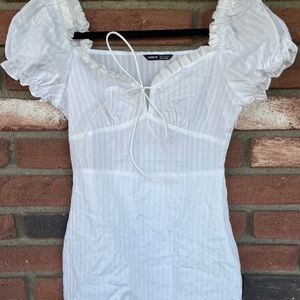 Cute white summer dress